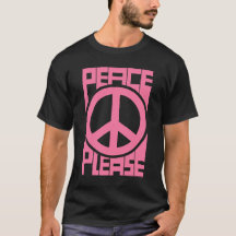 Frieden Bitte Rosa Schrift