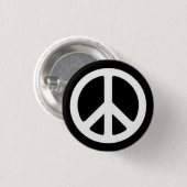Frieden BnW Button (Vorne & Hinten)