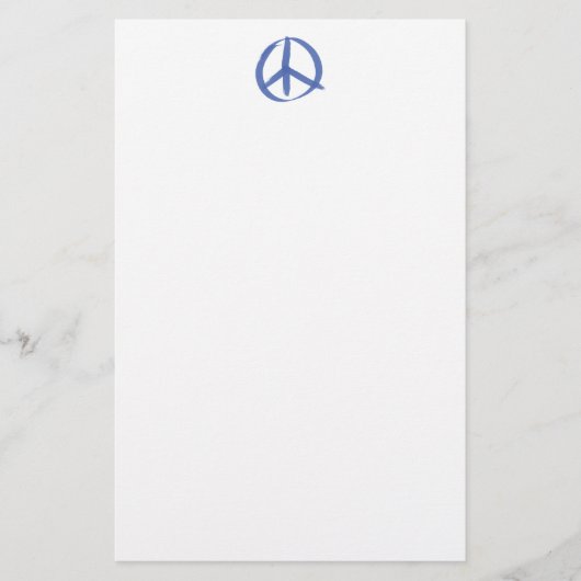 Frieden Briefpapier (Vorderseite)