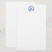 Frieden Briefpapier (Vorne/Hinten)