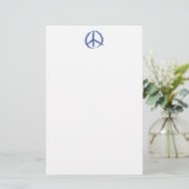 Frieden Briefpapier (Stehend Vorderseite)