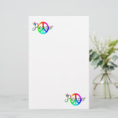 Frieden Briefpapier (Stehend Vorderseite)