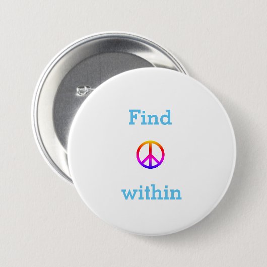 Frieden button (Vorne & Hinten)