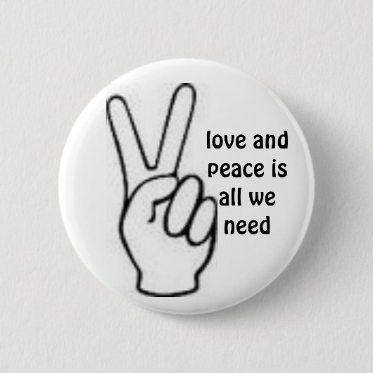 Frieden Button (Vorderseite)