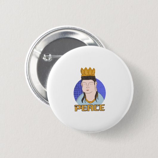 Frieden Button (Vorne & Hinten)