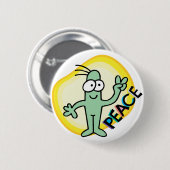 Frieden Button (Vorne & Hinten)