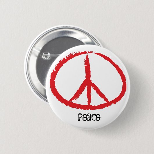 Frieden Button (Vorne & Hinten)