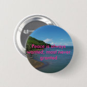 Frieden Button (Vorne & Hinten)