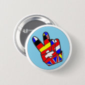 Frieden! Button (Vorne & Hinten)