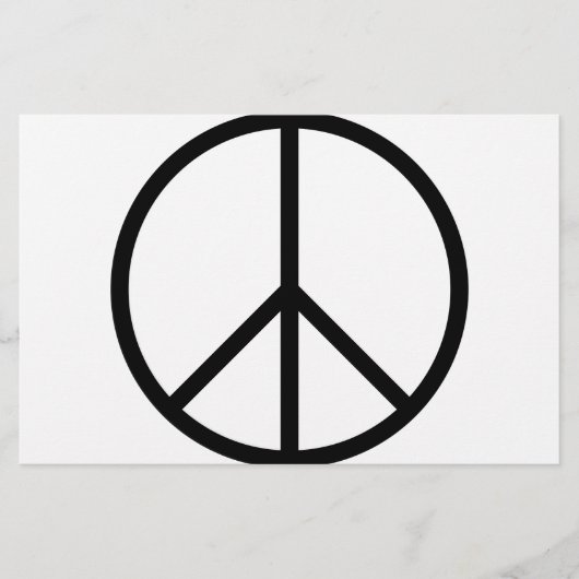 Frieden (CND) Briefpapier (Vorderseite)