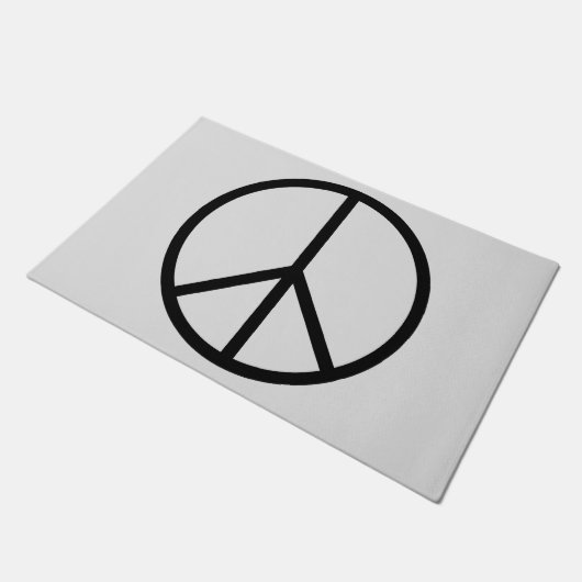 Frieden (CND) Fußmatte (Schrägansicht)