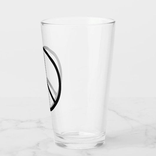 Frieden (CND) Glas (Links)