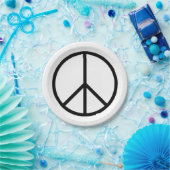 Frieden (CND) Pappteller (Party)