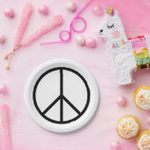 Frieden (CND) Pappteller (Party)