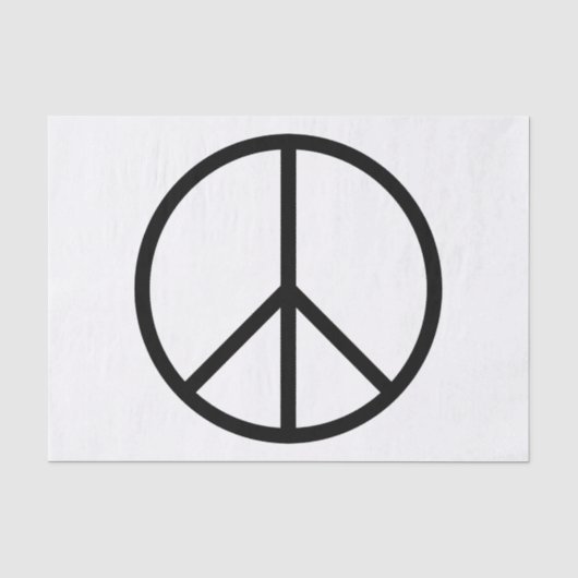 Frieden (CND) Seidenpapier (Vorderseite)