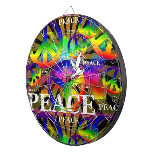 Frieden Dartscheibe (Vorderseite rechts)