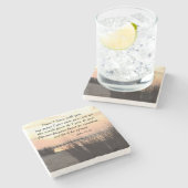 Frieden, den ich mit dir verlassen habe, Bible Ver Steinuntersetzer (Seitenansicht)