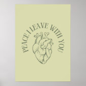 Frieden, den ich mit dir Verlassen habe Poster (Vorne)