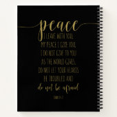 Frieden, den ich mit dir Verließ, John 14:27 Notizblock (Rückseite)