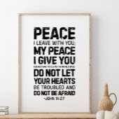 Frieden, den ich mit dir Verließ, John 14:27 Poster