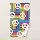 Frieden der 1970er badhandtuch set (Handtuch)