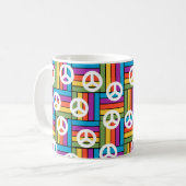 Frieden der 1970er kaffeetasse (Vorderseite Links)