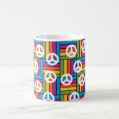 Frieden der 1970er kaffeetasse (Mittel)