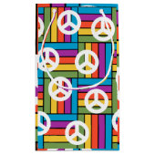 Frieden der 1970er kleine geschenktüte (Rückseite)