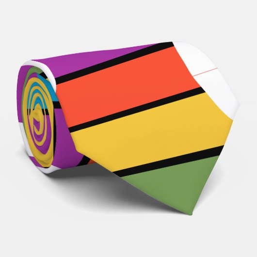 Frieden der 1970er krawatte (Gerollt)