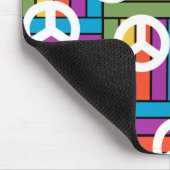 Frieden der 1970er mousepad (Ecke)