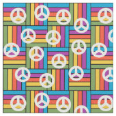 Frieden der 1970er stoff (Nahaufnahme)