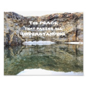 Frieden, der das Verständnis inspirierender 8x10 Fotodruck (Vorne)