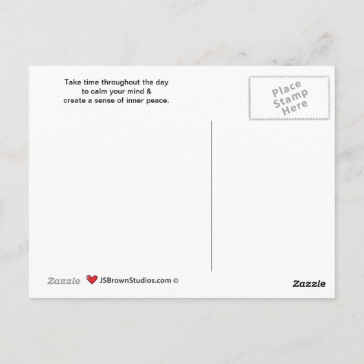 Frieden der Postkarte (Rückseite)