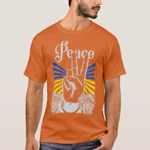Frieden der ukrainischen Flagge 2 T-Shirt
