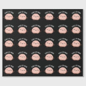 Frieden des Geistes Funny Brain Meditation Pun Dar Geschenkpapier (Flach)