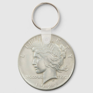 FRIEDEN DOLLAR-KEYCHAIN SCHLÜSSELANHÄNGER