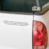 Frieden durch Christus Autoaufkleber (Auf Lkw)