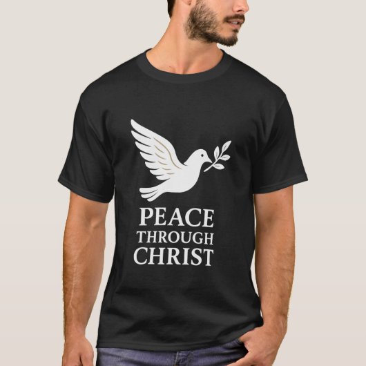 Frieden durch Christus T-Shirt (Vorderseite)