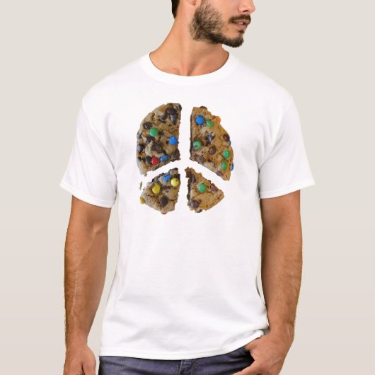 FRIEDEN durch Cookies T-Shirt (Vorderseite)