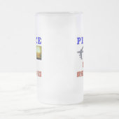FRIEDEN DURCH DIE SUPERIOR FIREPOWER MATTGLAS BIERGLAS (Mittel)