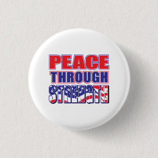 Frieden durch Kraft Button