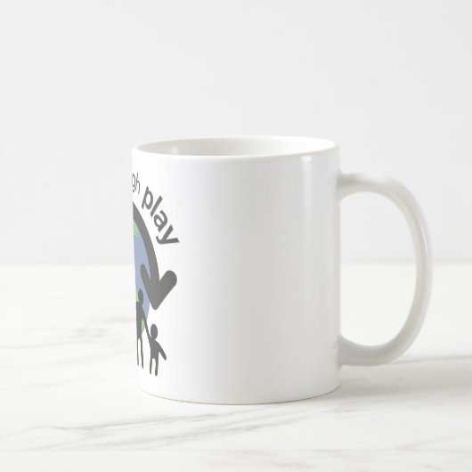Frieden durch Spiel-Tasse Kaffeetasse (Rechts)