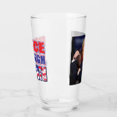 Frieden durch Stärke Trump Glas (Links)