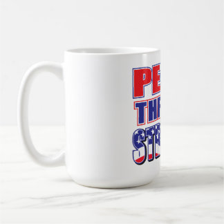 Frieden durch Stärke Trump Kaffeetasse