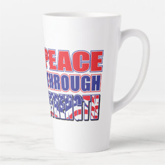 Frieden durch Stärke Trump Milchtasse