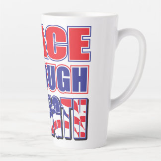 Frieden durch Stärke Trump Milchtasse