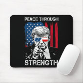 Frieden durch Stärke Trump Operation Midnight Ha Mousepad (Mit Mouse)