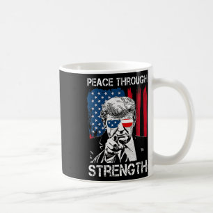 Frieden Durch Stärke Trump Operation Mitternacht H Kaffeetasse