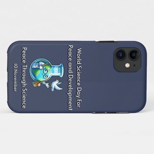 Frieden durch Wissenschaft. 11 November Case-Mate iPhone Hülle (Rückseite (Horizontal))