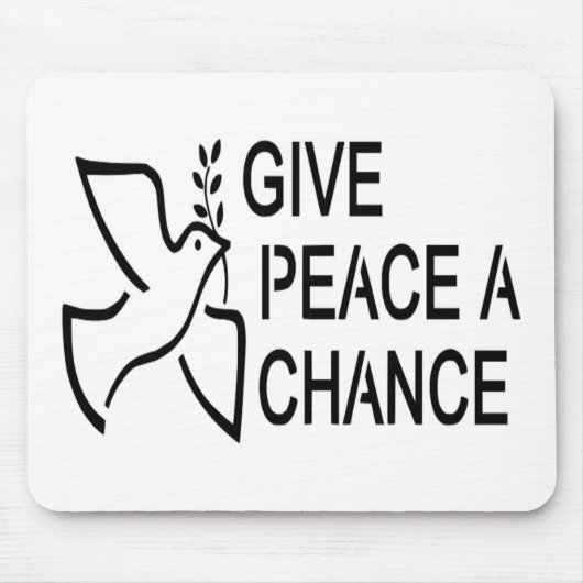 FRIEDEN EINE CHANCE MOUSEPAD (Vorne)